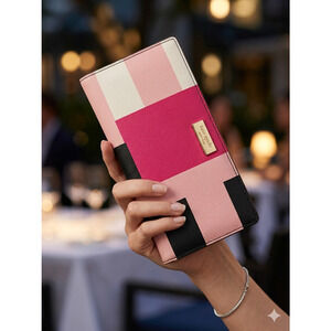 Kate Spade New York Stacy Wellesley Printed Checkbook Wallet